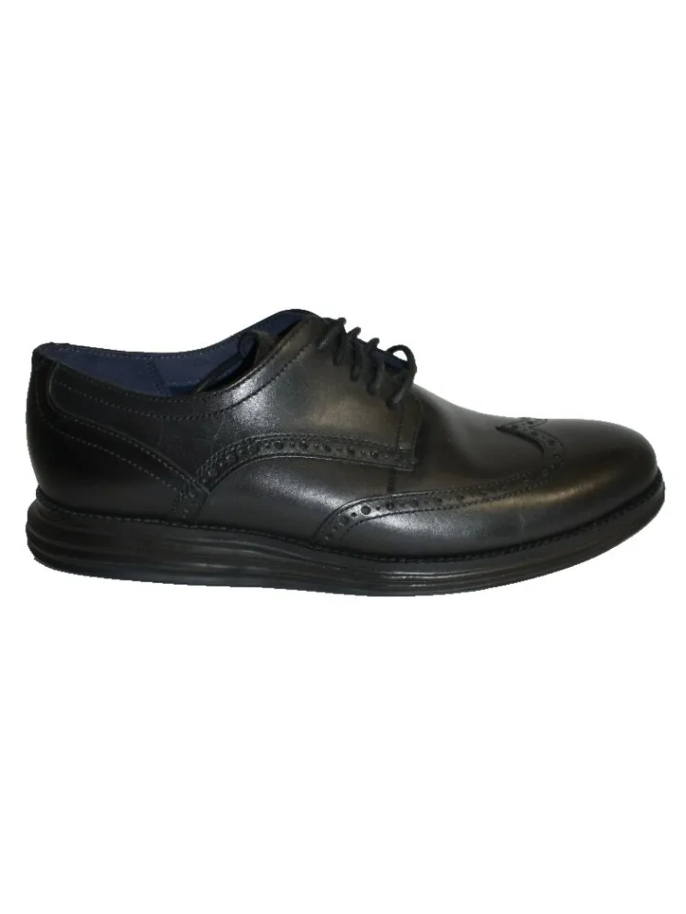 New! Cole Haan Øriginal Grand ShortWing Oxford Black LaceUp 8.5 M Leather DD40